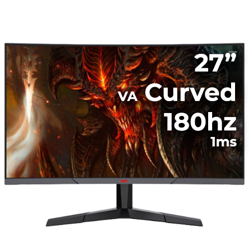 HKC M27G4F 27" 180Hz VA Curved 1ms (DP/HDMI)