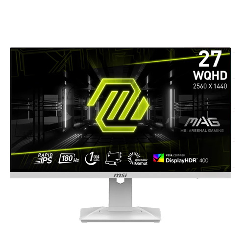 MSI MAG 274QRFW 27" 180hz IPS 1440P 1ms White (DP/HDMI)