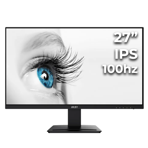 MSI PRO MP273A 27" IPS 100hz (DP/HDMI/VGA/Speaker)