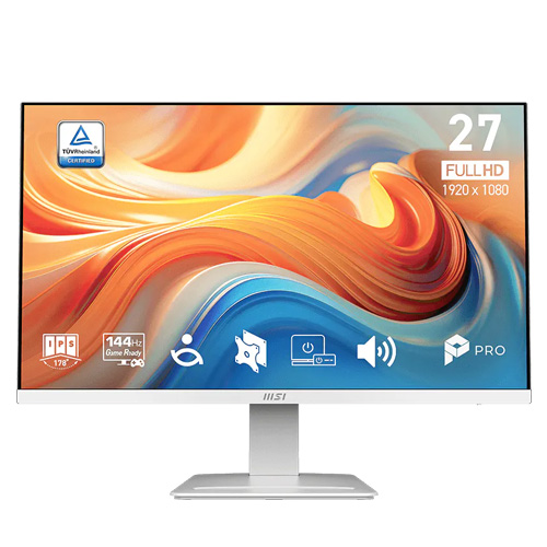 MSI PRO MP273W E14A 27" IPS 144hz 1ms (White) (HDMI/DP/VGA)