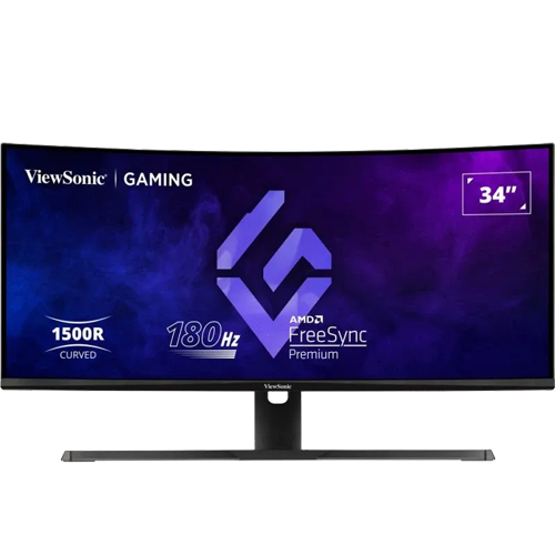 ViewSonic VX3418-2KPC 34" Ultrawide QHD 1440P 180Hz Curved 1ms