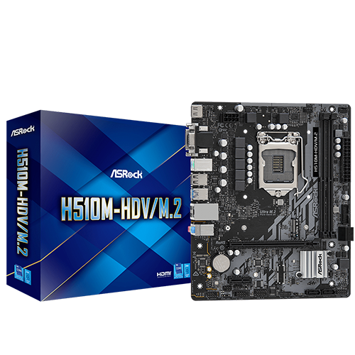 ASRock H510M HDV/M2 (HDMI/VGA/DVI)