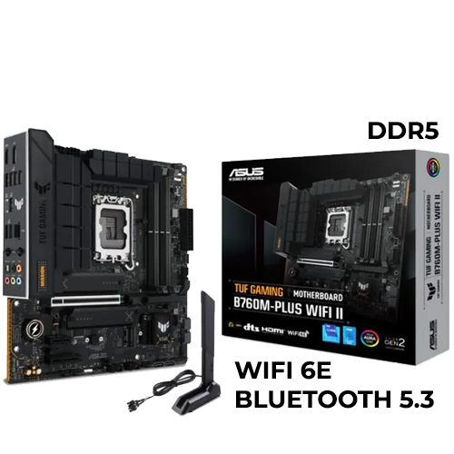ASUS TUF B760M PLUS WIFI II DDR5 (XMP)