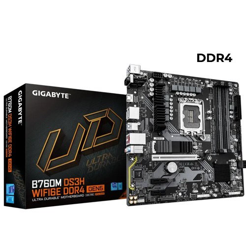 Gigabyte B760M DS3H WIFI6E DDR4 GEN5 (WiFi/BT)