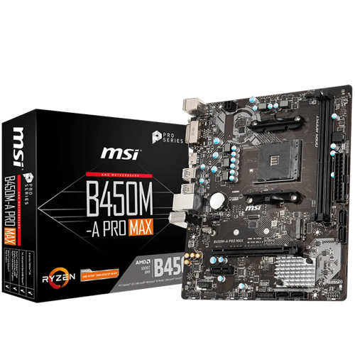 MSI B450M-A PRO MAX (HDMI/DVI)