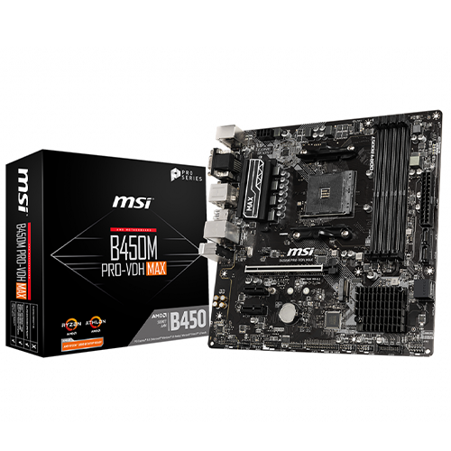 MSI B450M PRO-VDH MAX (VGA/HDMI)