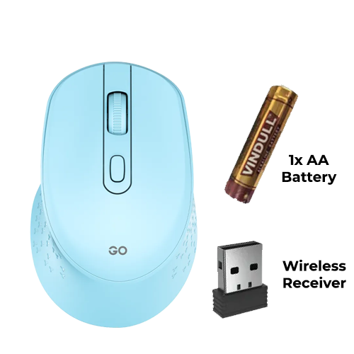 Fantech W606 GO 2.4Ghz Wireless Office Mouse (Sky Blue)