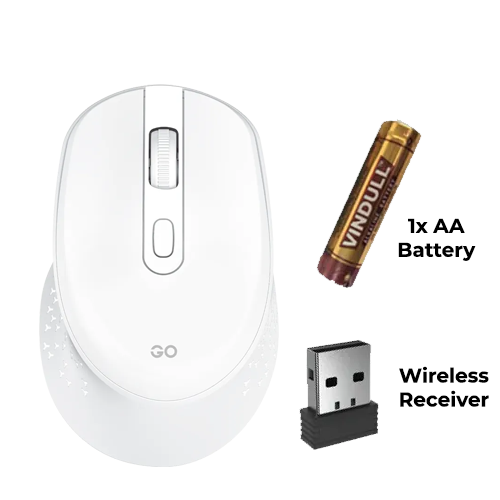 Fantech W606 GO 2.4Ghz Wireless Office Mouse (White)