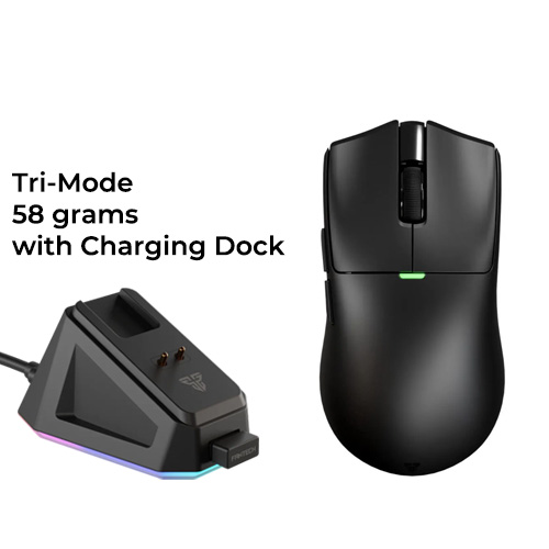 Fantech Tanto E (Black) (Tri-Mode) Wireless Gaming Mouse