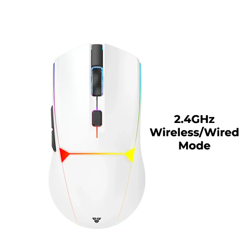 Fantech WG7 V2 Crypto II (White) Dual-Mode Wireless Gaming Mouse