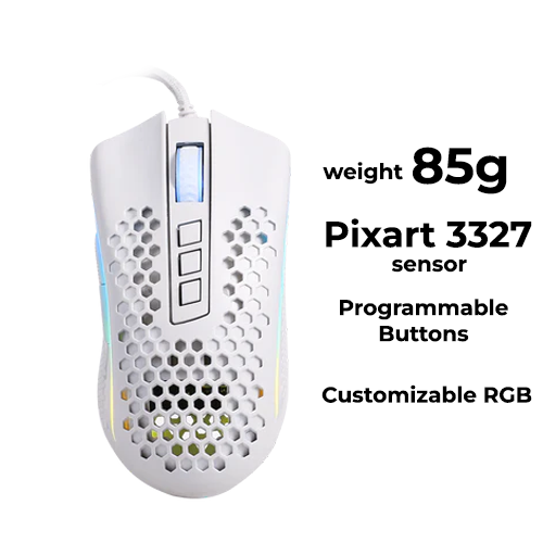 Redragon M808 Storm (White)