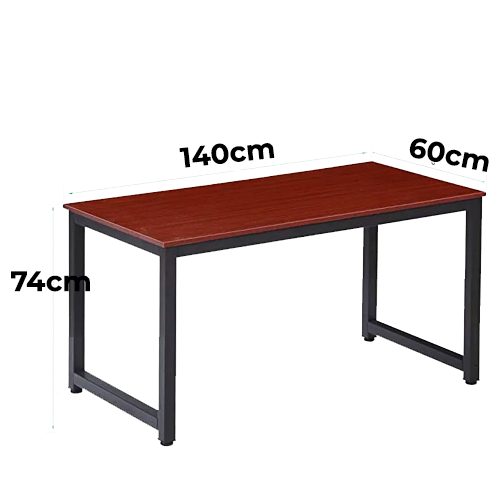 Computer Table 098 Red-Black (140x60x74cm)