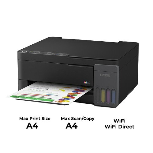 Epson L3350 EcoTank 3-in-1 WiFi Printer (Print/Scan/Copy)
