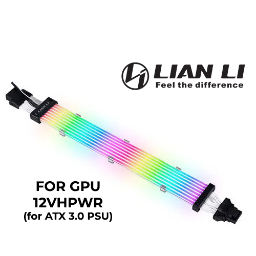 Lian Li Strimer Plus V2 16-8 (12VHPWR) ARGB PSU Extension Cable