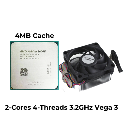 Athlon 200GE (Tray) with Stock Cooler