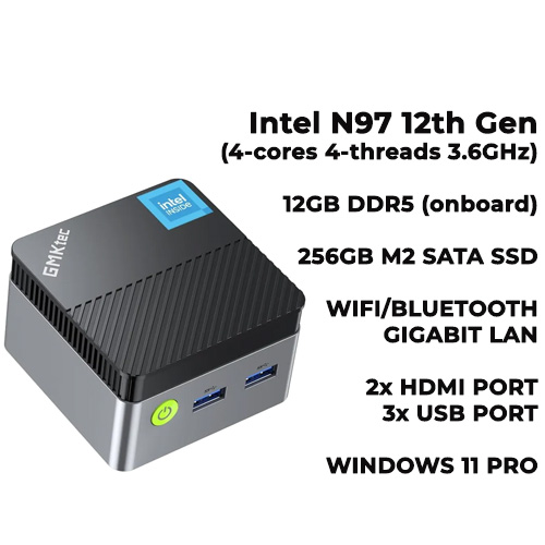 GMKtec Nucbox G5 Intel N97, 12GB, 256GB Mini PC