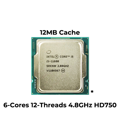 Intel Core i5 11600 (Tray with Stock Cooler)