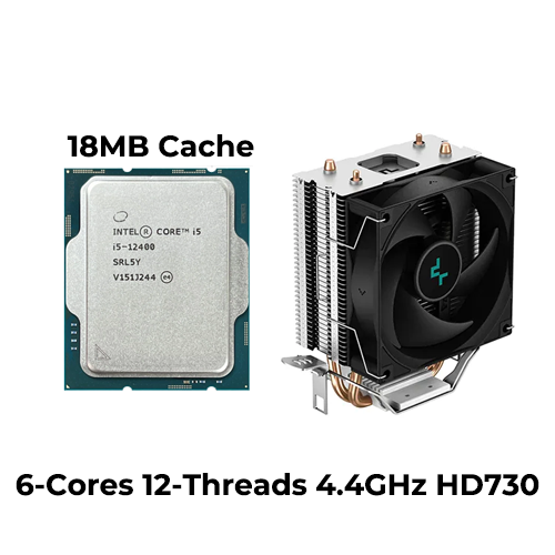 Intel Core i5 12400 (Tray) with Deepcool AG200 Cooler