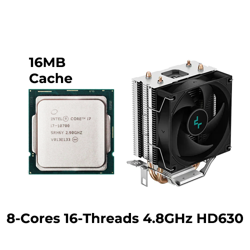 Intel Core i7 10700 (Tray) with Deepcool AG200 Cooler