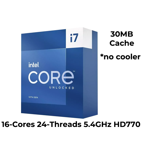 Intel Core i7 13700K (Boxed) (No Cooler)
