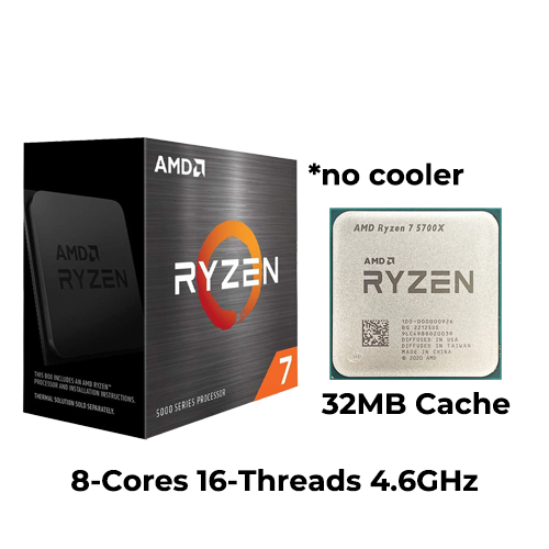 Ryzen 7 5700X (Boxed) (No Cooler)