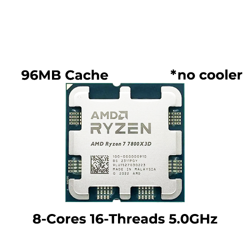 Ryzen 7 7800X3D (Tray) (No Cooler)