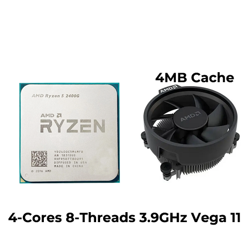 Ryzen 5 2400G (Tray) with Wraith Cooler
