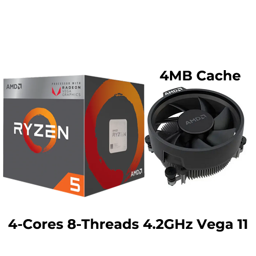Ryzen 5 3400G (Boxed) with Wraith Cooler