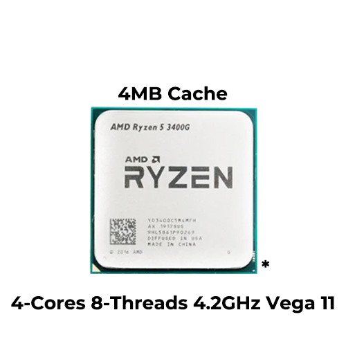 Ryzen 5 3400G (Tray) (No Cooler)