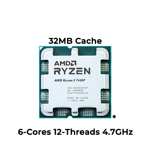 Ryzen 5 7400F (Tray) (No Cooler)