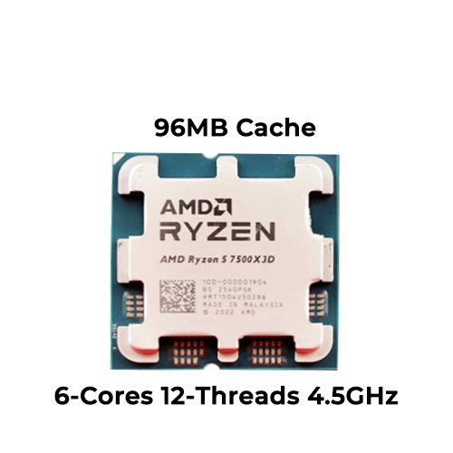 Ryzen 5 7500X3D (Tray) (No Cooler)