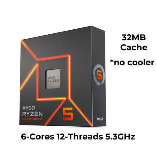 Ryzen 5 7600X (Boxed) (No Cooler)