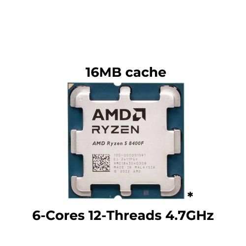 Ryzen 5 8400F (Tray) (No Cooler)