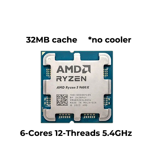 Ryzen 5 9600X (Tray) (No Cooler)
