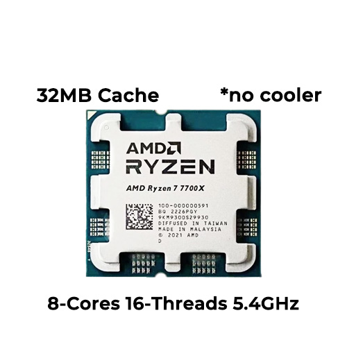 Ryzen 7 7700X (Tray) (No Cooler)