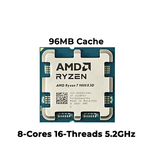 Ryzen 7 9800X3D (Tray) (No Cooler)