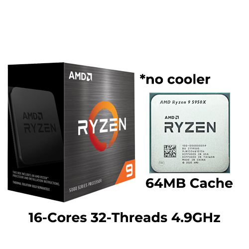 Ryzen 9 5950X (Boxed) (No Cooler)