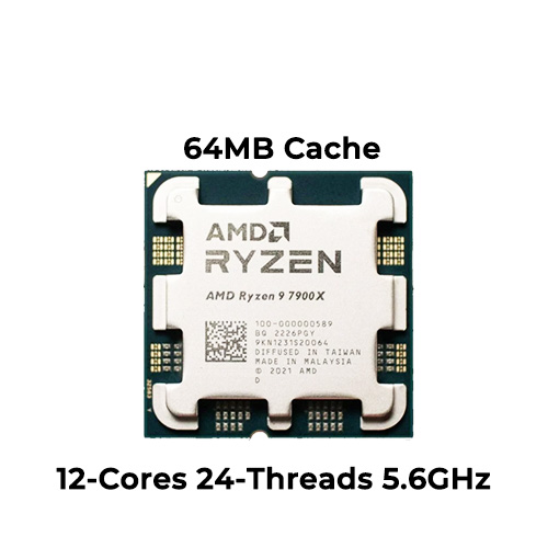 Ryzen 9 7900X (Tray) (No Cooler)