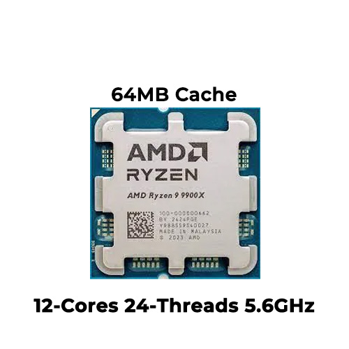 Ryzen 9 9900X (Tray) (No Cooler)