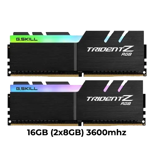 G.SKILL Trident Z RGB 16GB (2x8GB) DDR4 3600mhz CL18