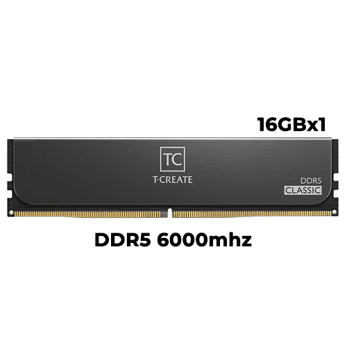 T-Create Classic (Black) 16GBx1 DDR5 6000mhz (XMP/EXPO)