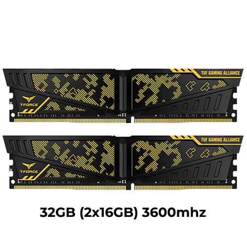 T-Force Vulcan TUF 32GB (2x16GB) DDR4 3600mhz CL18