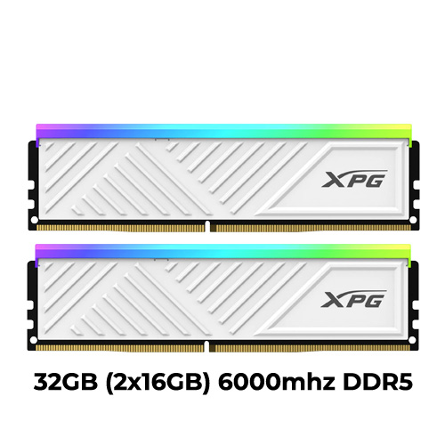 XPG Lancer Blade RGB DDR5 32GB (2x16GB) 6000mhz CL36 (White)