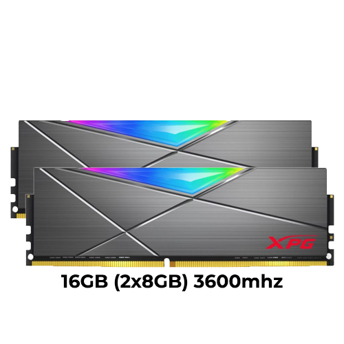 ADATA XPG Spectrix D50 RGB 16GB (2x8GB) DDR4 3600mhz (Grey)