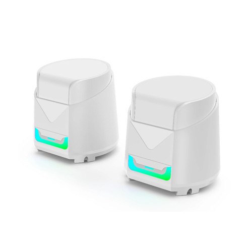 Inplay MS002 RGB USB Speaker (White)