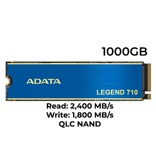 ADATA Legend 710 1TB Gen3 M.2 NVMe SSD
