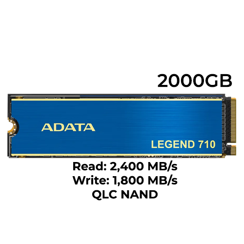 ADATA Legend 710 2TB Gen3 M.2 NVMe SSD