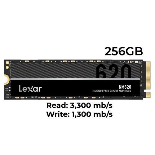 Lexar NM620 256GB M.2 NVMe SSD
