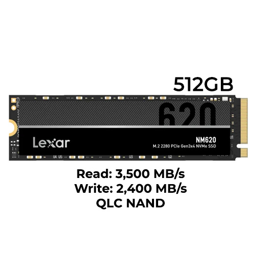 Lexar NM620 512GB M.2 NVMe SSD
