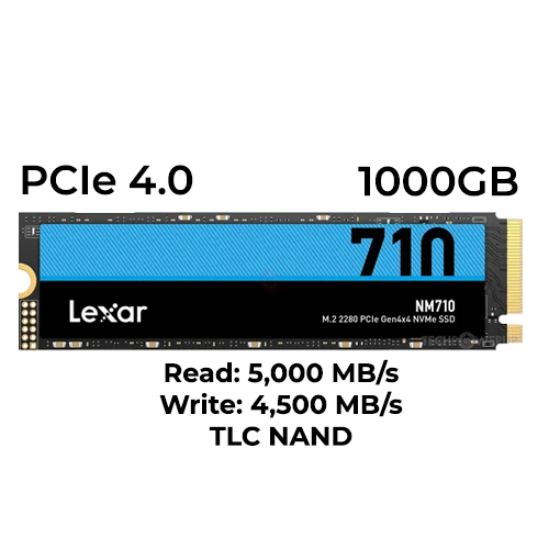 Lexar NM710 1TB Gen4 M.2 NVMe SSD